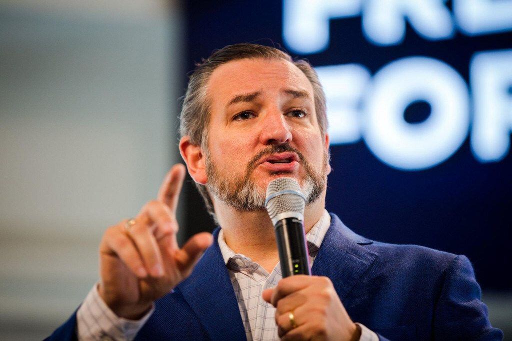 Sen. Ted Cruz speaks at the Texas Values "Faith, Family and Freedom Forum" at Great Hills...