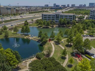 Hall Park started out more than 20 years ago and is the largest office campus in Frisco.
