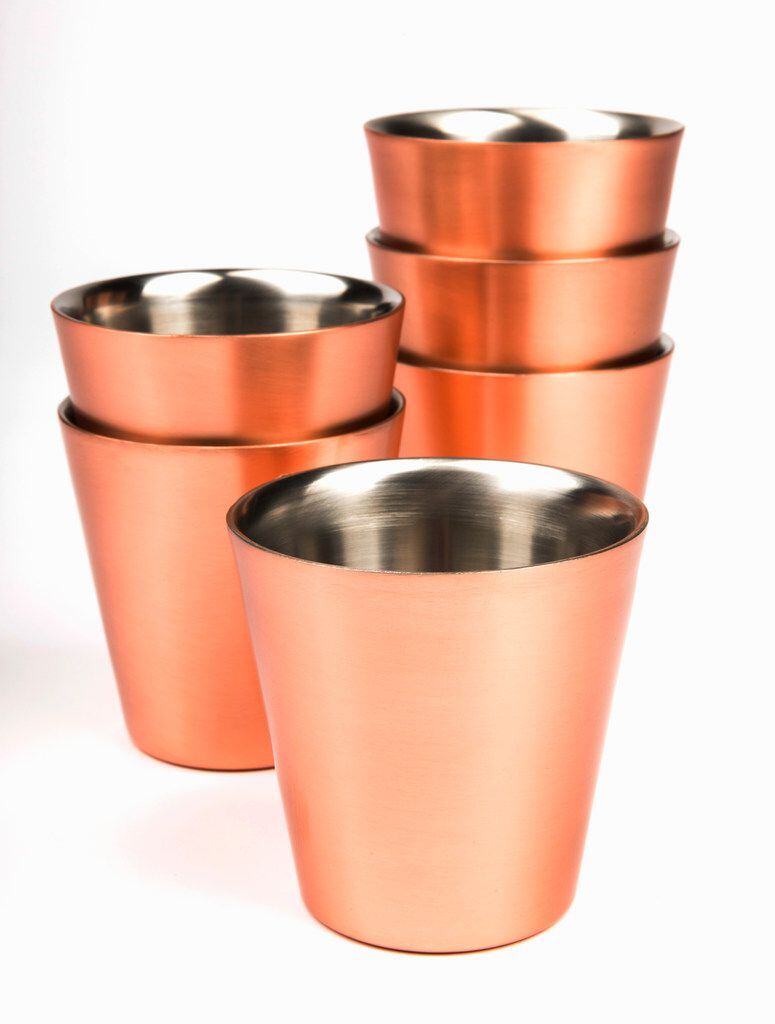 Add copper to your kitchen, like this grown-up version of the red