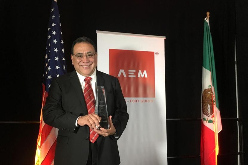 Alfredo Duarte, cofundador y presidente de Taxco Produce recibió el premio de Empresario del...