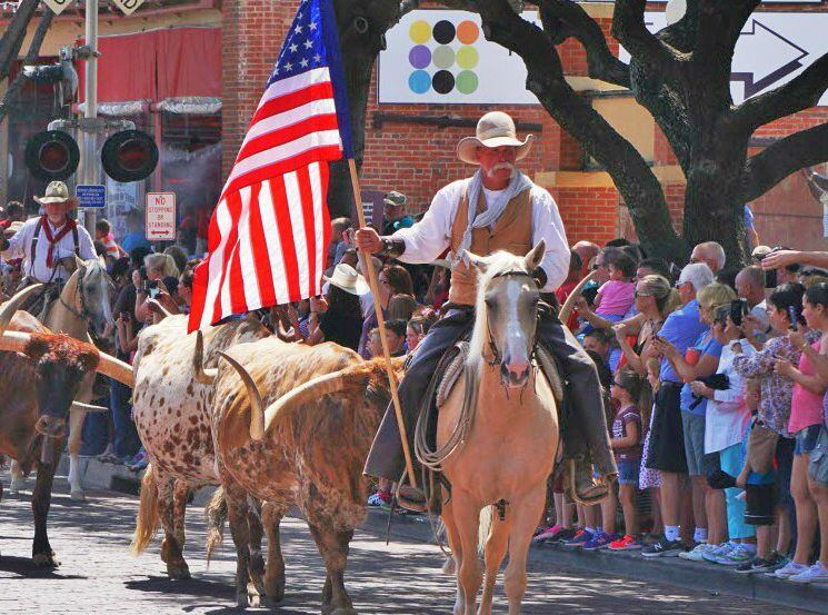 National Day of the American Cowboy Parade in the Stockyards in Fort Worth.