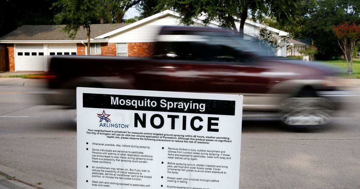 Arlington sprays for mosquitoes after sample tests positive for West Nile virus