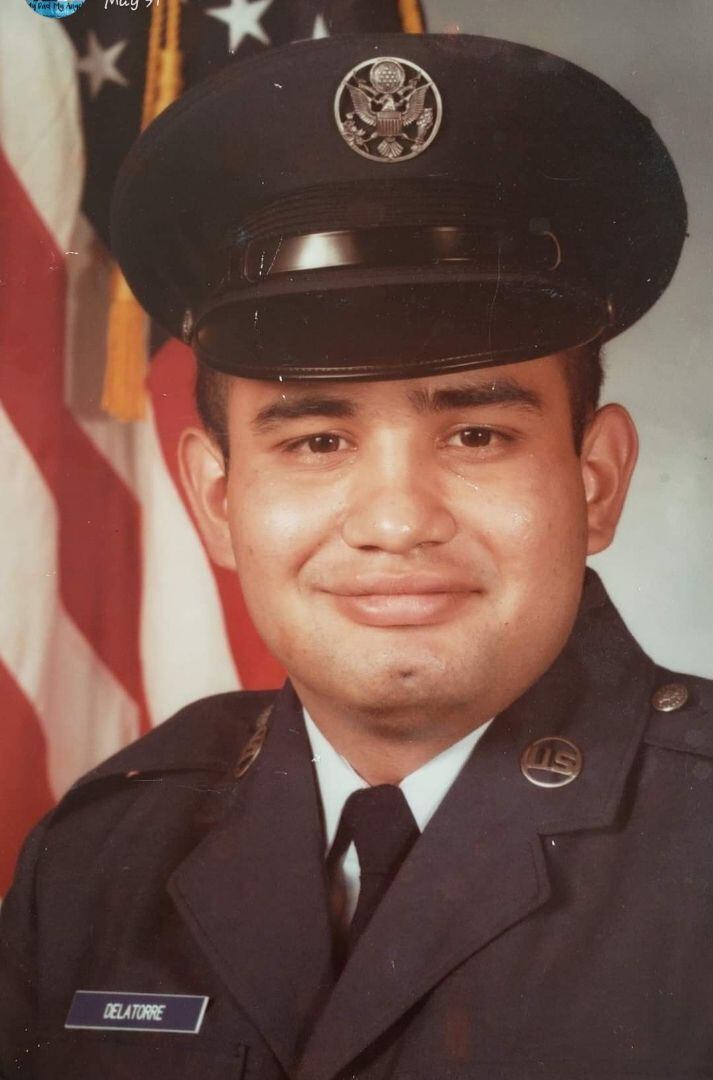 Lazarus Diaz De La Torre, who as a young man served in the U.S. Air Force.