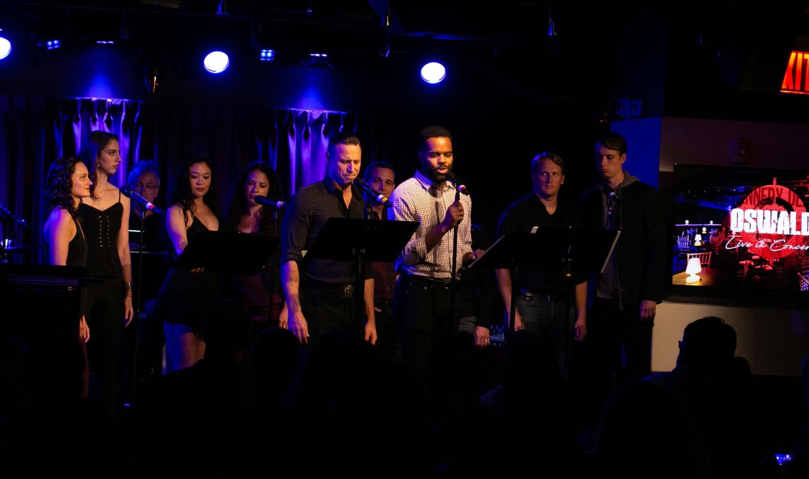 Joey Calveri, De'lon Grant and company perform in a concert in New York on Monday, Aug. 19,...