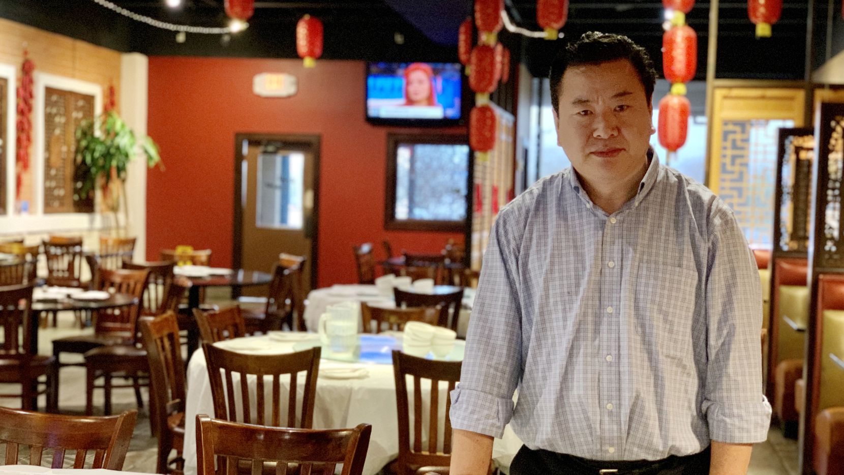 Dezmi Cao owns the Royal Sichuan restaurant in the Chinatown shopping center in Richardson.