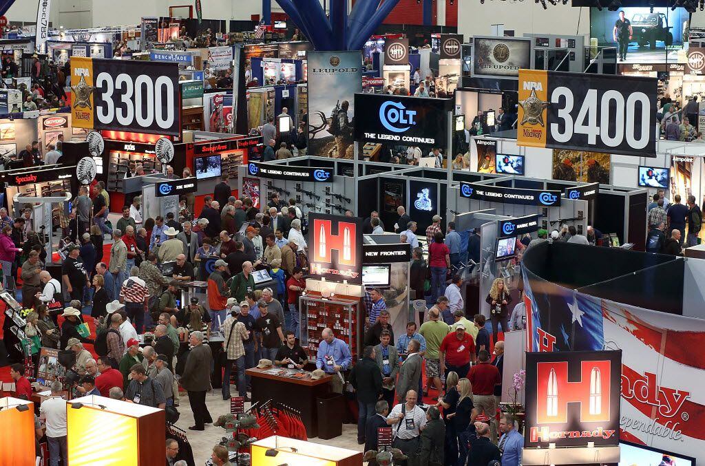 A huge firearms trade show will be part of the National Rifle Association's annual meeting...