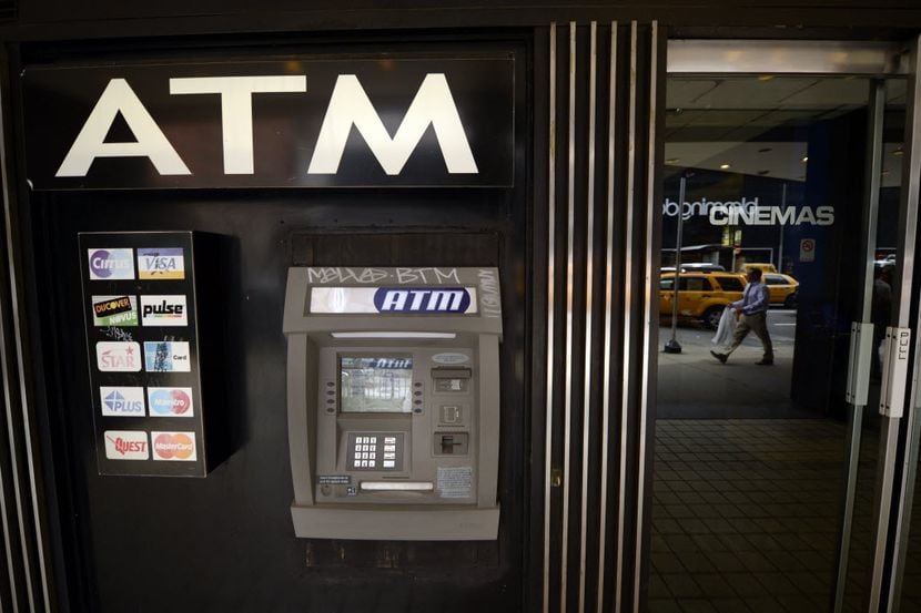 An ATM machine on Third Avenue in New York on May 10, 2013. Federal and local police in...