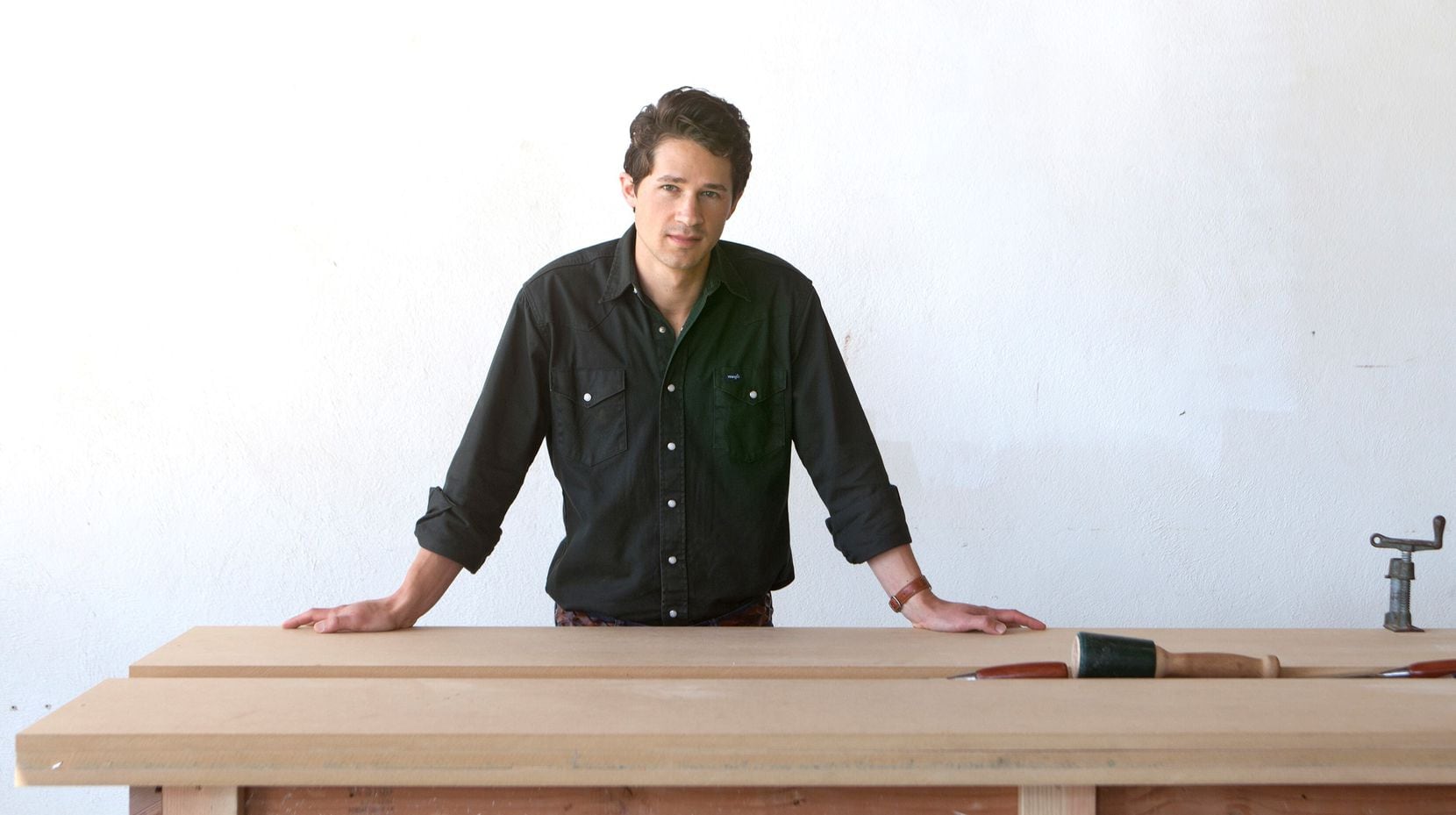 Kyle Hobratschk, painter, printmaker, furniture maker and founder of 100 West, an artist...