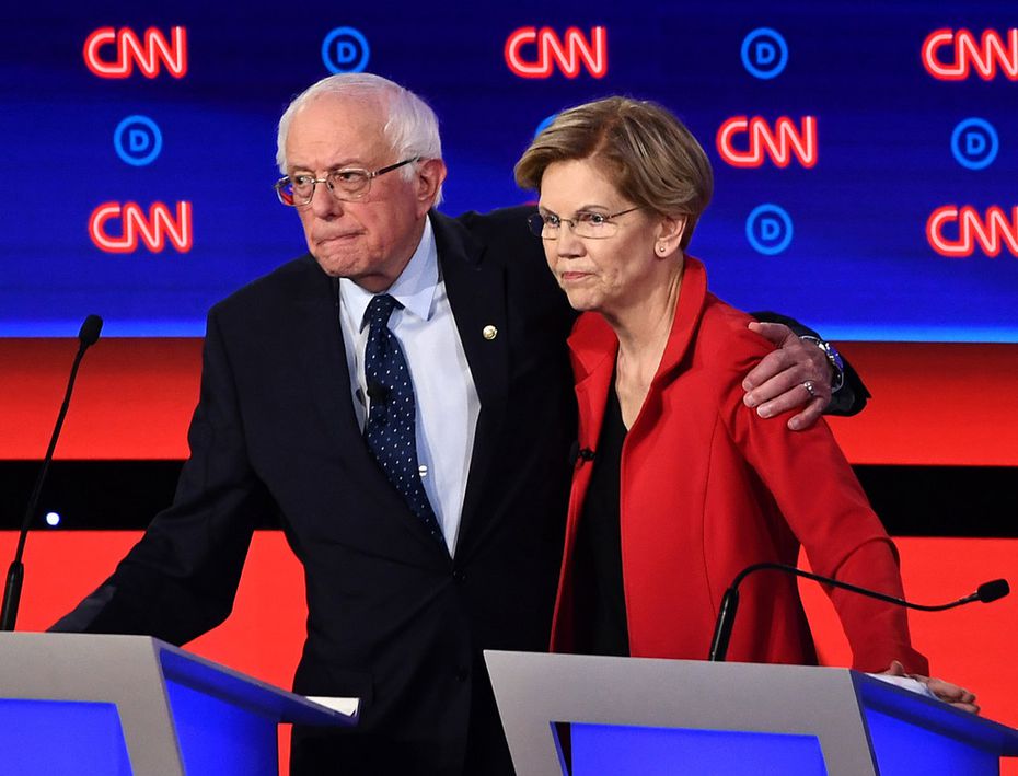 Sens. Bernie Sanders and Elizabeth Warren have distanced themselves from the “defund” movement. Neither has advocated for abolishing police departments.