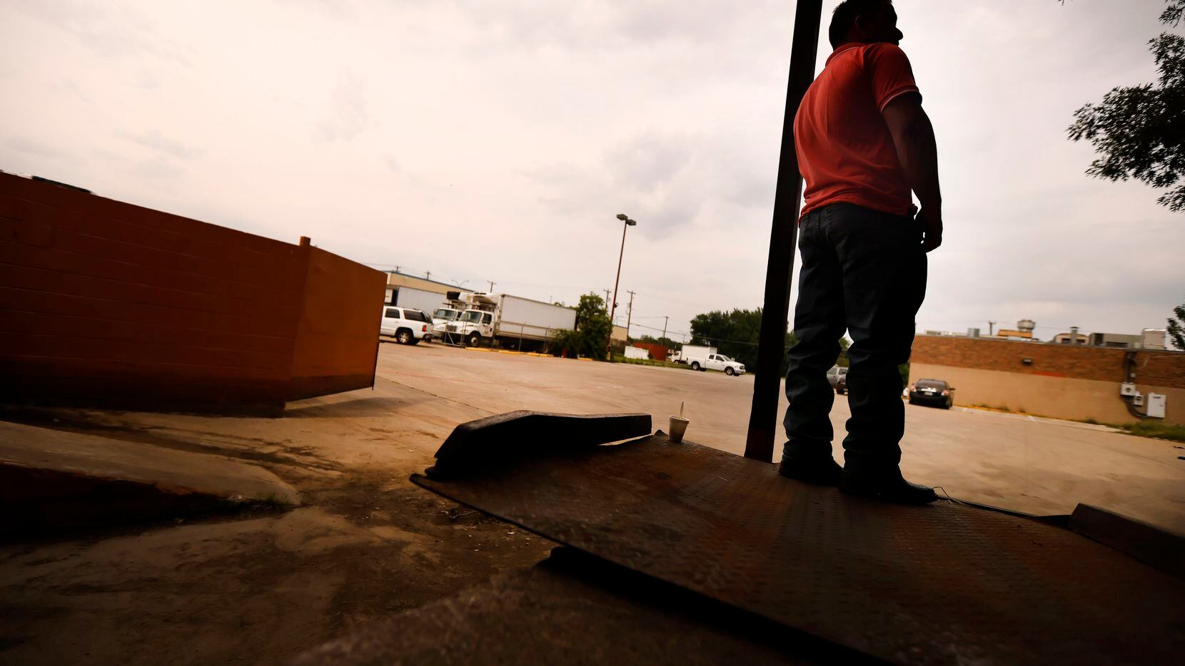 Guatemala immigrant Carlos Joaquin Salinas is still waiting for asylum. He is photographed...