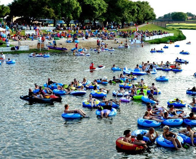 Rockin' the River music and tubing series takes place at Panther Island Pavilion in Fort...