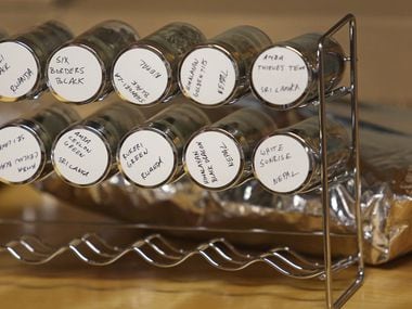 Some of the rare teas available at Rakkasan Tea Company in Dallas, which imports rare teas...