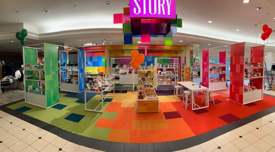 The first Story shop inside the Macy's at NorthPark Center was about color. A new one with the outdoors theme will be unveiled on July 9 on the first level at the entrance from Park Lane in Dallas. 