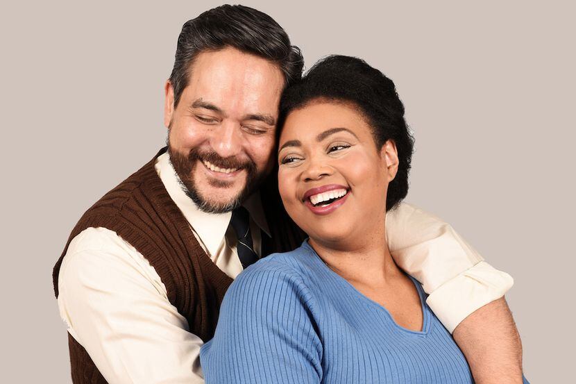 Robert San Juan plays Gregory and Octavia Y. Thomas plays Amy in Theatre Britain's...