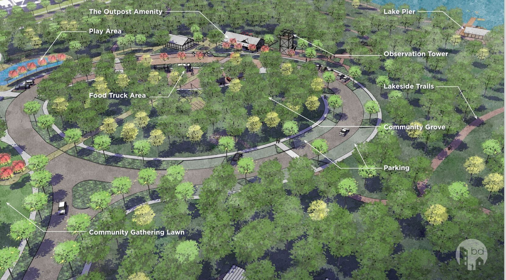 The 1,100-acre Painted Tree community in McKinney will include 25 miles of hiking and walking trails, a 200-acre greenbelt and a 20-acre lake.