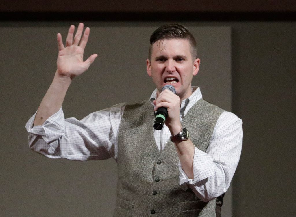In this Dec. 6, 2016 file photo, Richard Spencer, who leads a movement that mixes racism,...