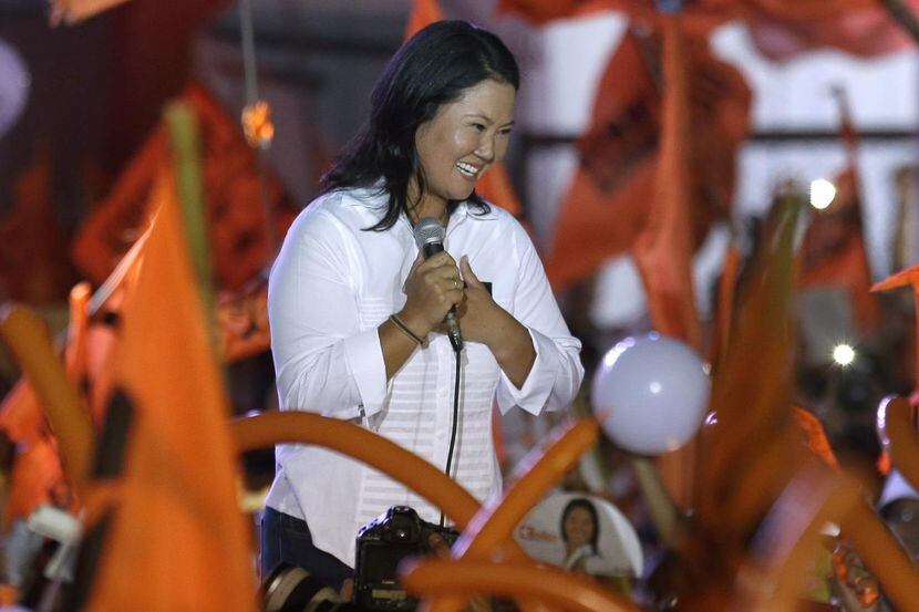 Keiko Fujimori es favorita para llegar a la segunda vuelta electoral en las elecciones...