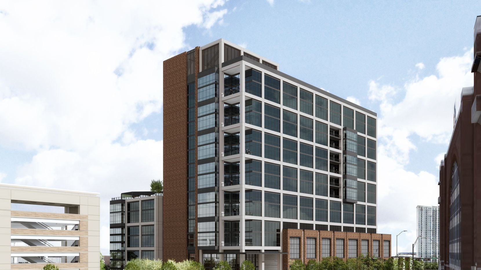 Hillwood Urban is hunting tenants for a 15-story office building in Dallas' Victory Park.