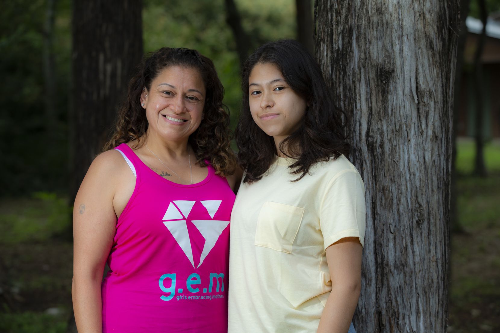 Angelica Zaragoza, left, and her daughter Jalyssa Zaragoza, 17, posed for a photo during a...