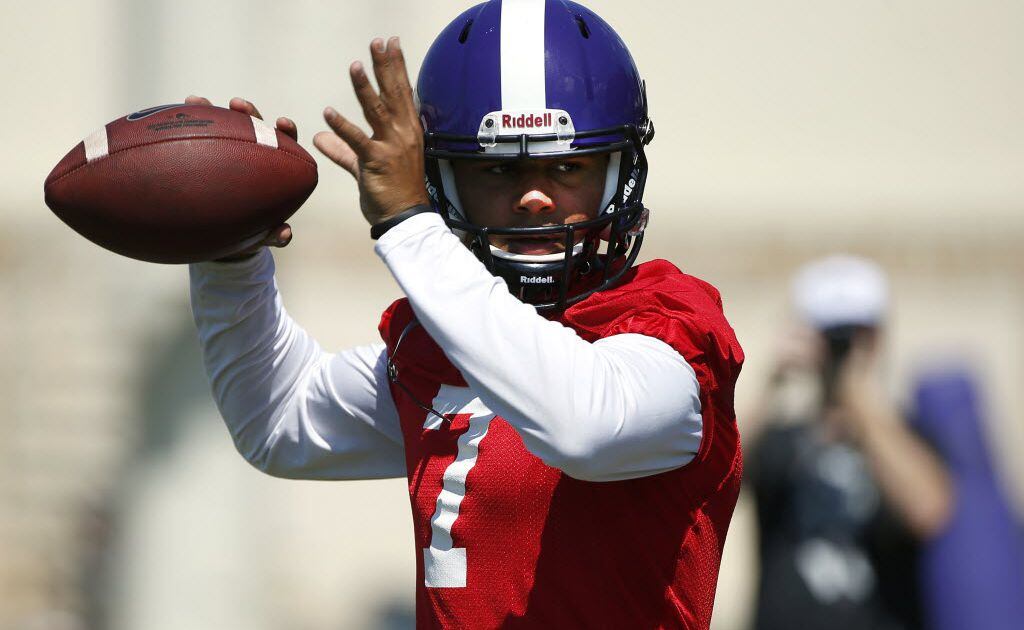 Gary Patterson Names Kenny Hill Starting Qb For Tcu Opener He S Done A Great Job Of Redoing