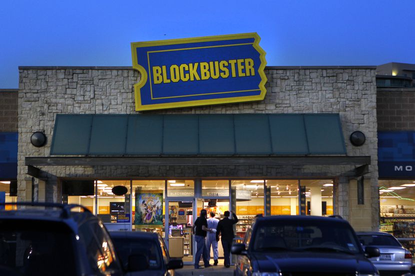 The Blockbuster at 3501 McKinney in Dallas, TX on April 6, 2011.