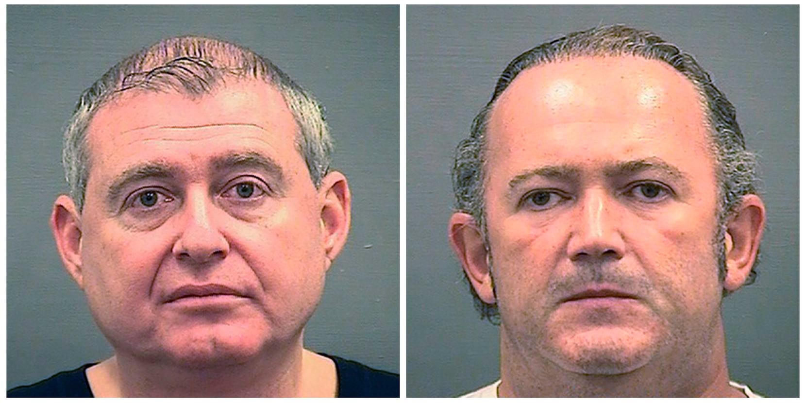 Lev Parnas (left) and Igor Fruman were arrested on Wednesday at Dulles International...