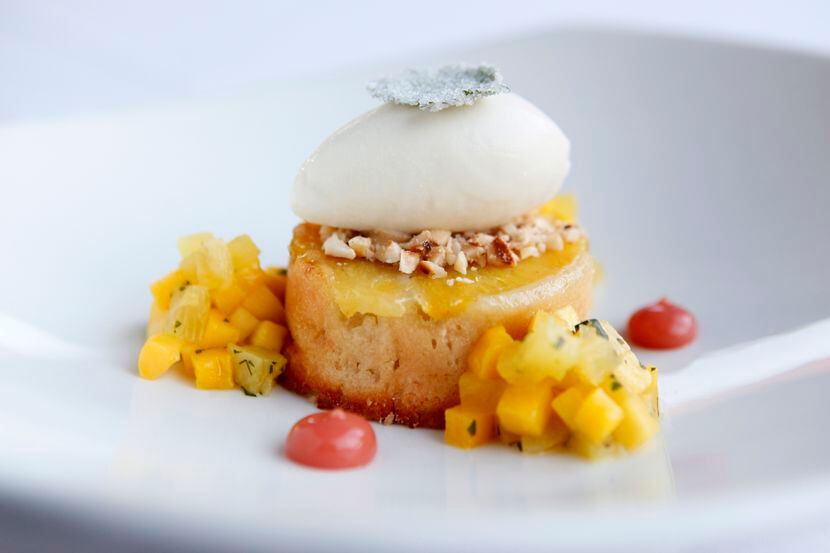 Oak's menu has changed over the years. Here's a lovely coconut pineapple cake from 2014 at...