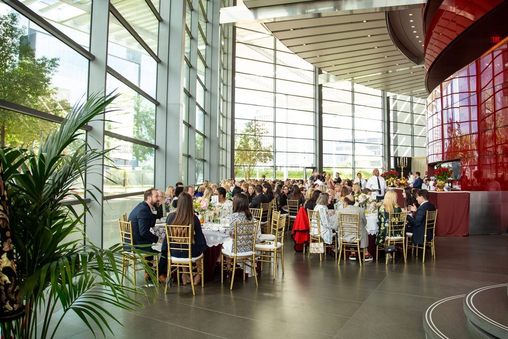 The Dallas Opera's First Sight luncheon at the Winspear Opera House Thursday featured a...