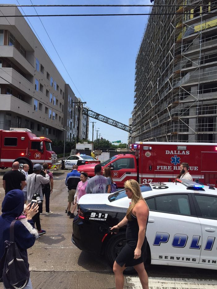 Crews were called just before 2 p.m. June 9 to the 2600 block of Live Oak Street in Old East Dallas, near North Central Expressway and the Good-Latimer Expressway.