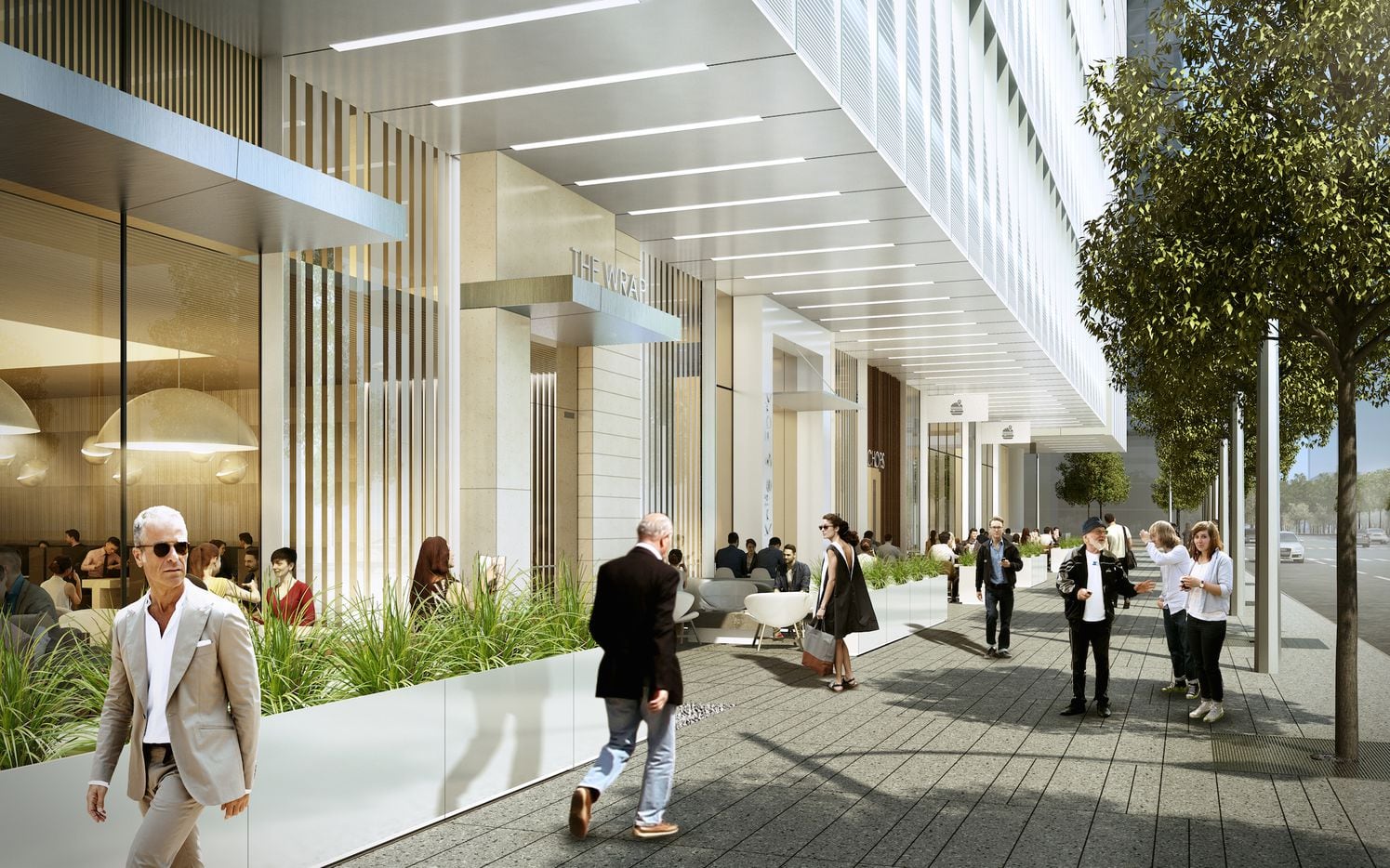 A new building across the street from Trammell Crow Center on will bring parking, a hotel...