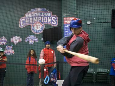 Take a few practice swings and test your baseball skills at the Texas Rangers Fan Fest on...