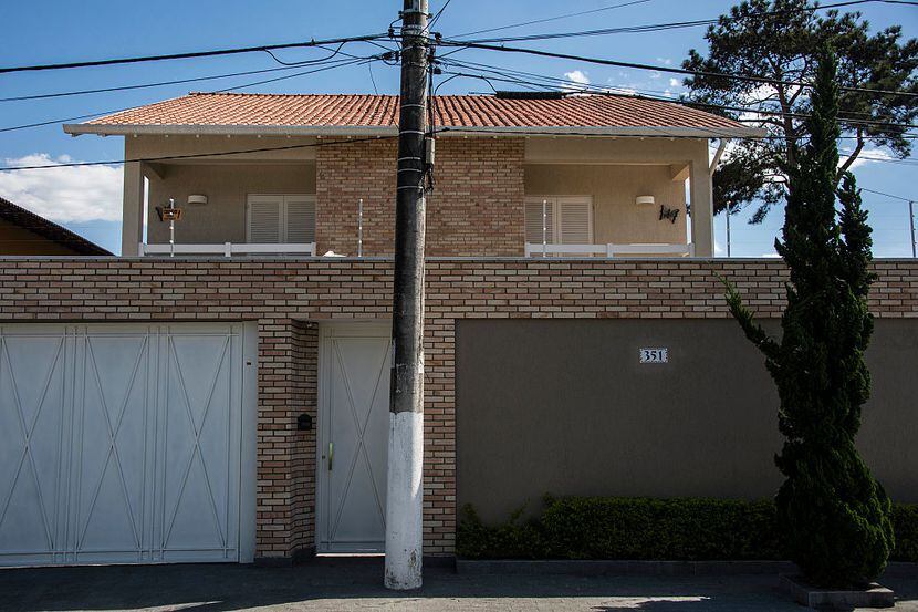 Esta es la casa de Aparecida Schunck en Brasil. GETTY IMAGES
