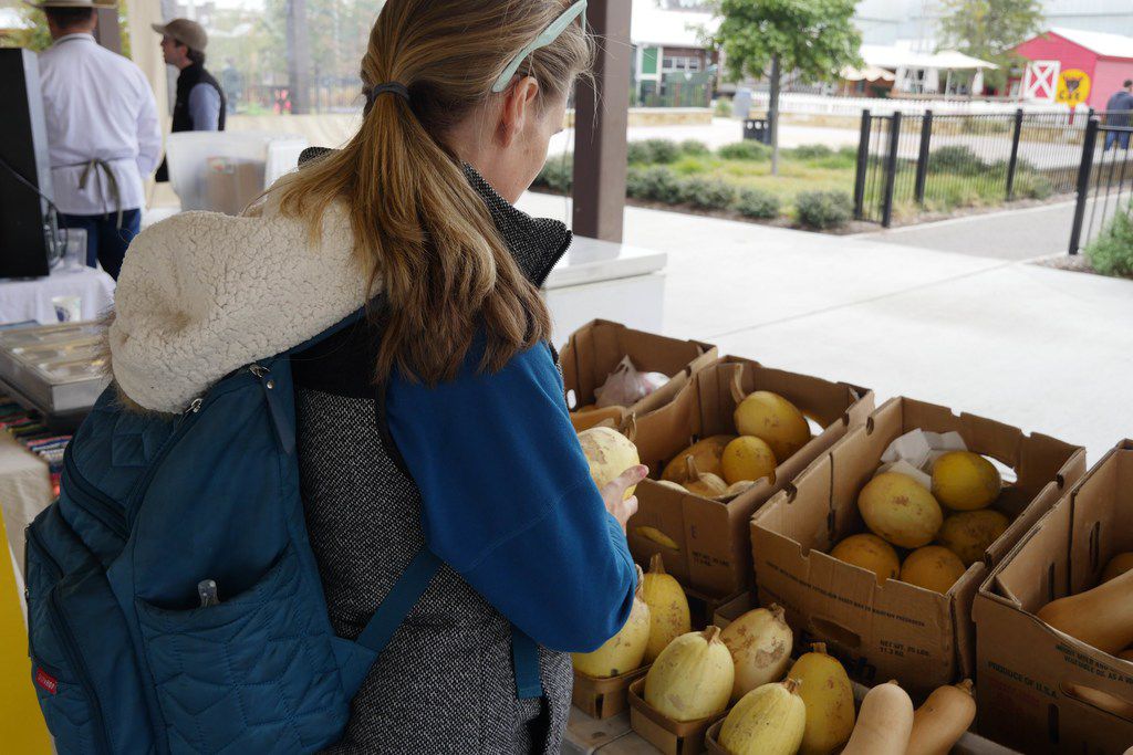Jennifer Brown at the Coppell Farmers Market says the most important thing to her when it...