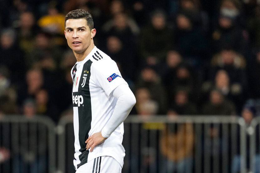 En esta imagen del 12 de diciembre de 2018, el delantero de la Juventus Cristiano Ronaldo...