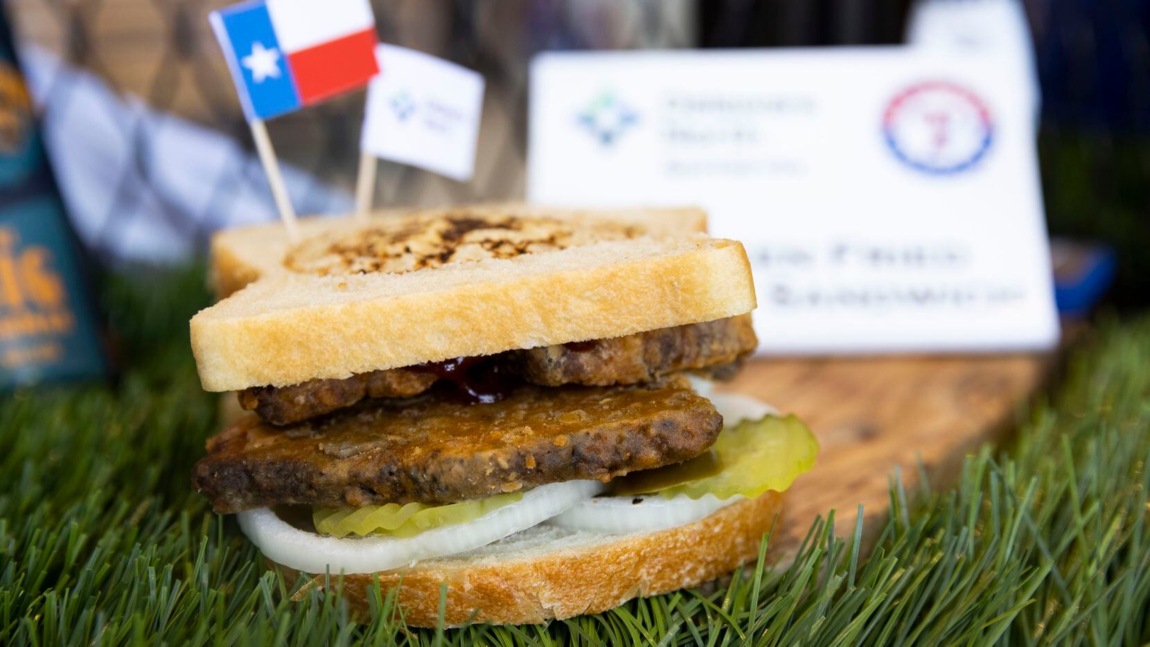 The chicken-fried brisket sandwich is one of the surprising new concessions items that will...