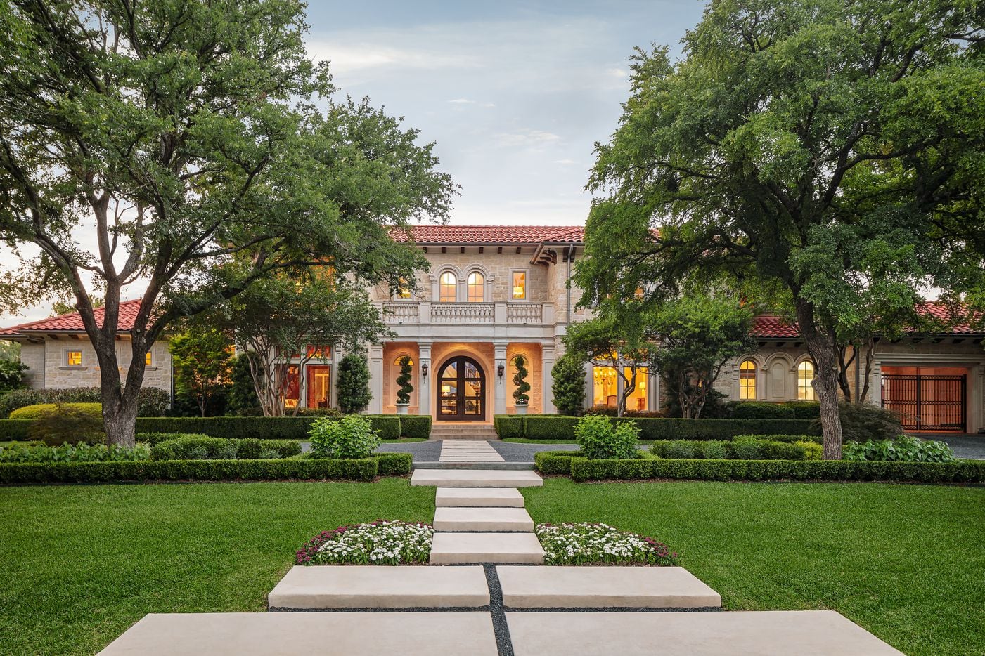 This 8,700-square-foot home at 5027 Radbrook Place in Dallas' Preston Hollow neighborhood is listed for $4,795,000.