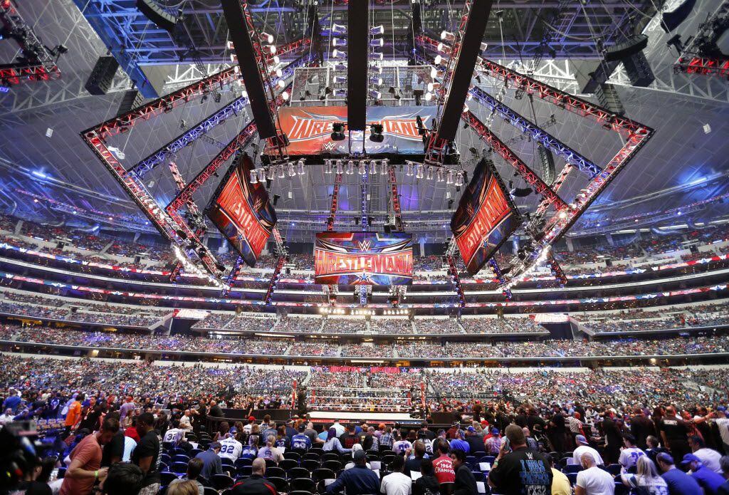 The WrestleMania 32 brought record crowds to AT&T Stadium in Arlington on Sunday, April 3,...