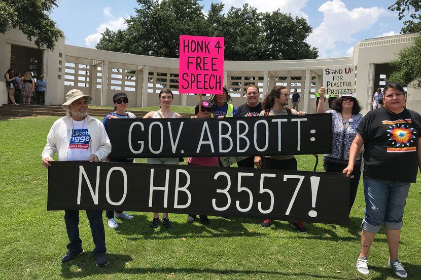 Protestarán en Austin por el derecho a protestar. CORTESÍA
