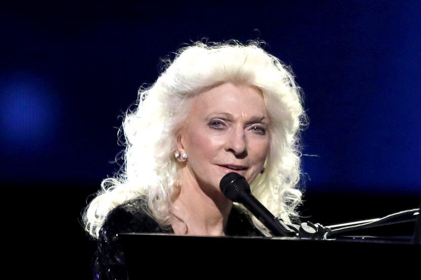 Judy Collins performs at the 59th annual Grammy Awards on Sunday, Feb. 12, 2017, in Los...