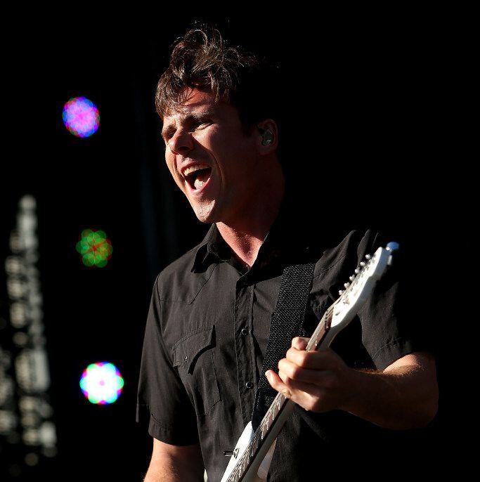 Jim Adkins of the band Jimmy Eat World performs at AO Open Sessions during day five of the...
