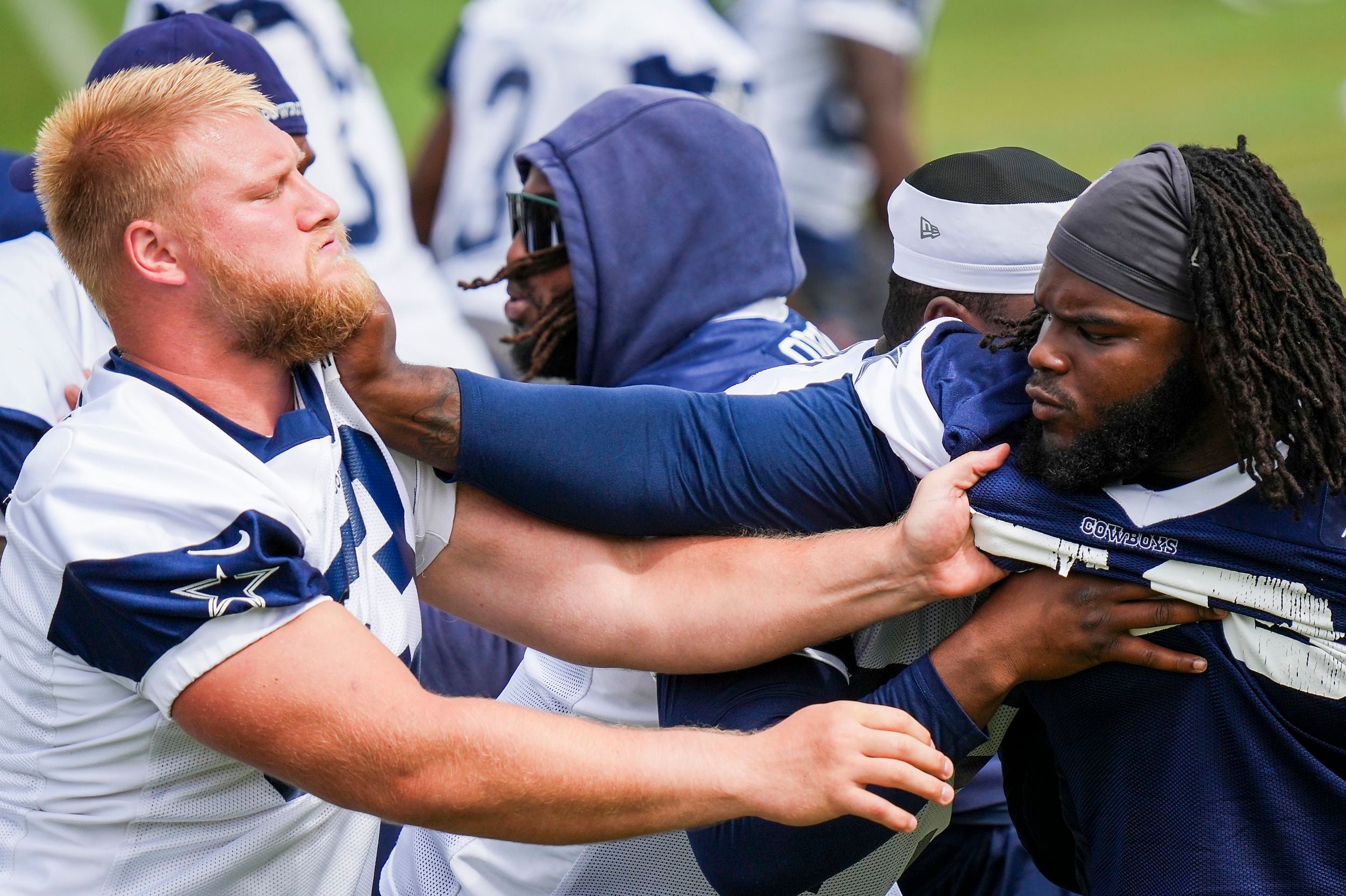 Photos: Cowboys training camp walk-through on Wednesday in Oxnard