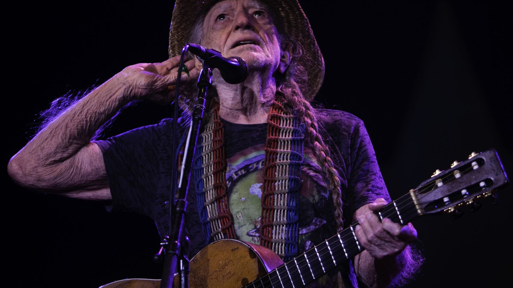 Willie Nelson performs during the Outlaw Music Festival in Dallas in 2017. He made a return...