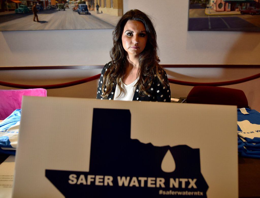 Jamie Stephens, co-founder of the Safer Water North Texas Facebook group, accuses the North...