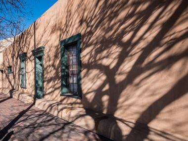 The New Mexico History Museum sits next to the Palace of the Governors in downtown Santa Fe. 