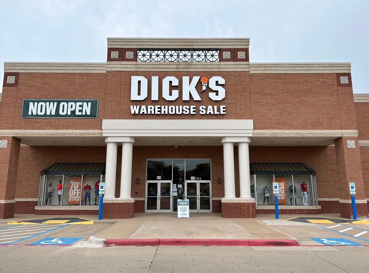 Dick's Warehouse in Plano's Preston Shephard Place shopping center on the southwest corner...
