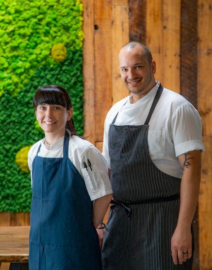 Chef-owners Amy and Casey La Rue are opening Carte Blanche in Dallas in mid-June 2021.