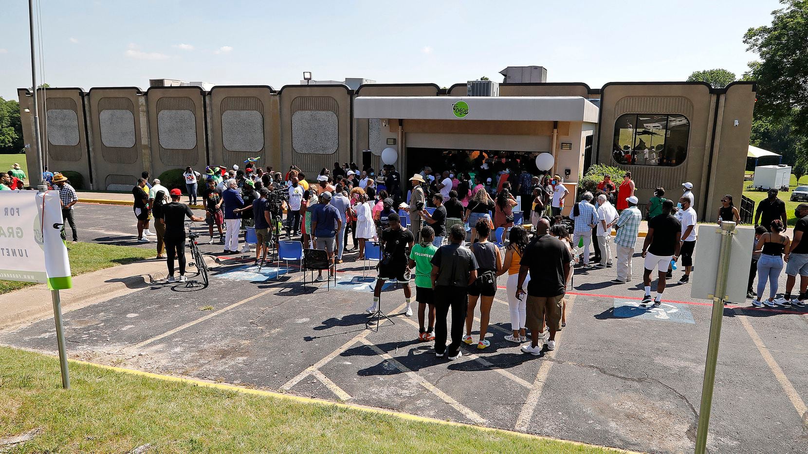 For Oak Cliff, a non profit organization,  held a grand opening event for for their newly...