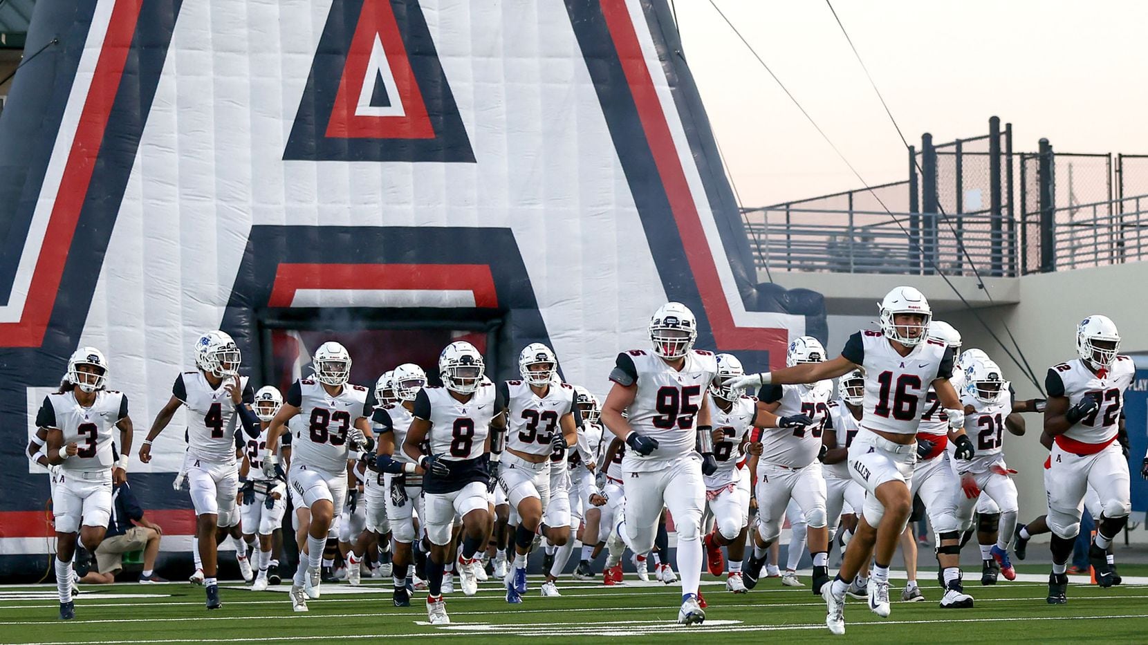 One way to make a Class 8A would be to start with Allen and go down to Dickinson, which had...