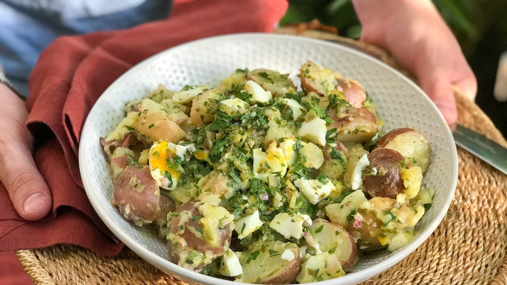 The Best Potato Salad Ever adds shallots, cornichons, capers and soft-boiled eggs in the form of a new-wave sauce gribiche.