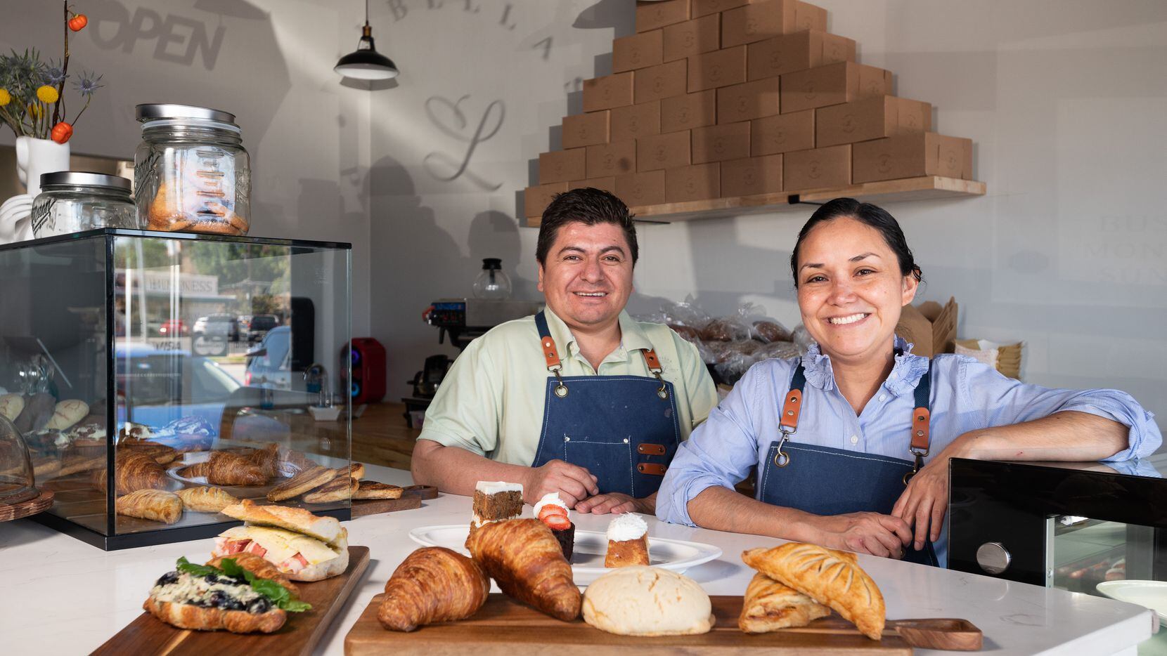 Ismael Trejo and his wife, pastry chef Maria Becerra, own Lubellas Patisserie in Dallas.